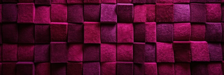 Magenta square checkered carpet texture 