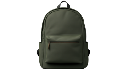 Backpack on a transparent background