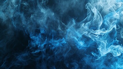Abstract Smoke Background with Realistic Lighting