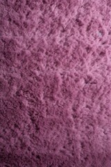 Mauve plush carpet close-up photo, flat lay 