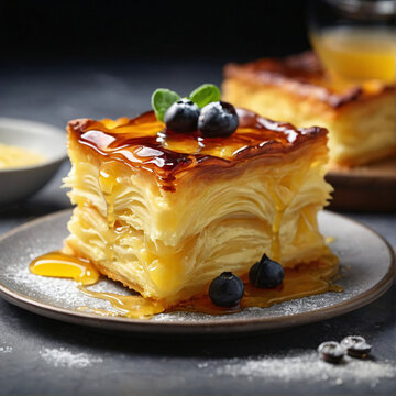 Galaktoboureko Custard Pastry - A Sweet Greek Delight