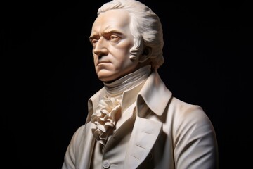Alexander Hamilton realistic statue