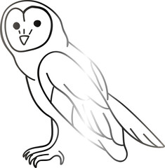 Owl magical design.