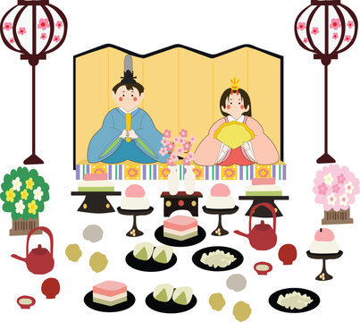 Japanese Doll's Festival of Hina Matsuri is celebrated every year on 3 march.
