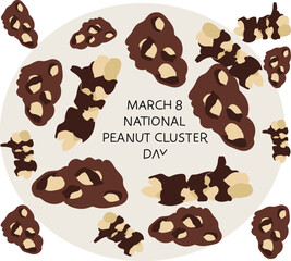NATIONAL PEANUT CLUSTER DAY is celebrated every year on 8 march