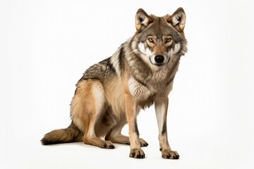 Fototapeta premium Wild wolf clipart