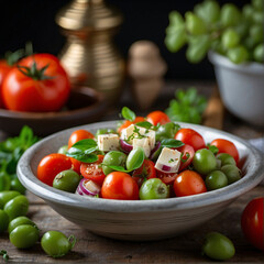 Greek Fava and Tomato Salad - Mediterranean Freshness