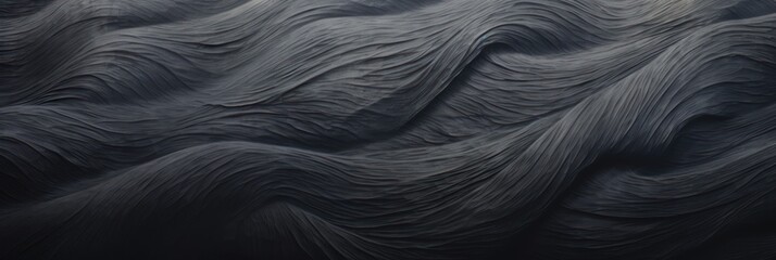charcoal wavy lines field landscape
