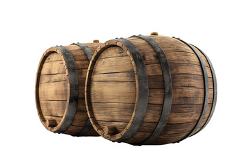 Wine barrel on transparent background PNG