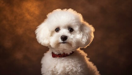 Bichon Frize dog portrait