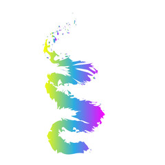 line rainbow gradient brush