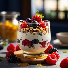 Greek Yogurt Parfait - A Refreshing Berry Treat