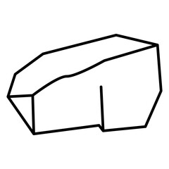 stone icon, rock icon	
