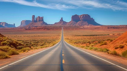 Photo sur Plexiglas Arizona This is Route 163 that runs through the Navajo.
