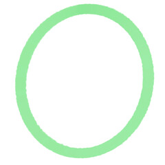 green round frame