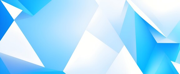 geometric triangle soft blue background. Futuristic digital hi-technology. White arrows banner. Vector illustration