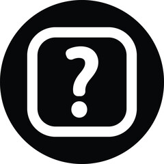 Circle, question icon 3