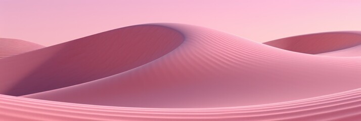 pink wavy lines field landscape
