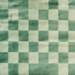 Mint square checkered carpet texture 
