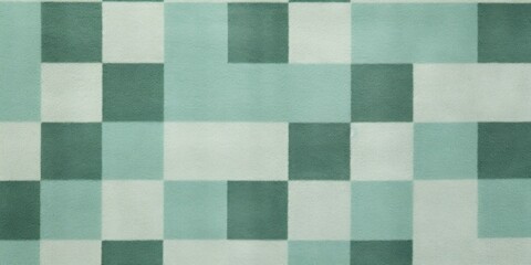Mint square checkered carpet texture 
