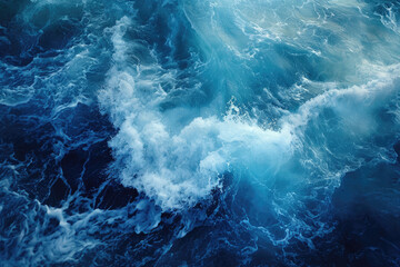 Deep blue marine backdrop