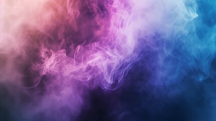 Abstract Colorful Gradients and Light Smoke