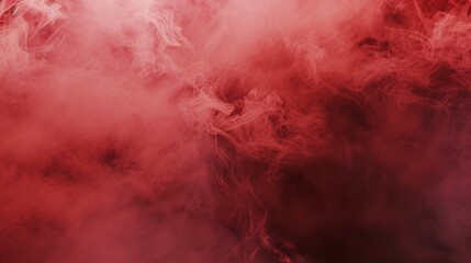  Abstract Red Background with Smoke and Fog