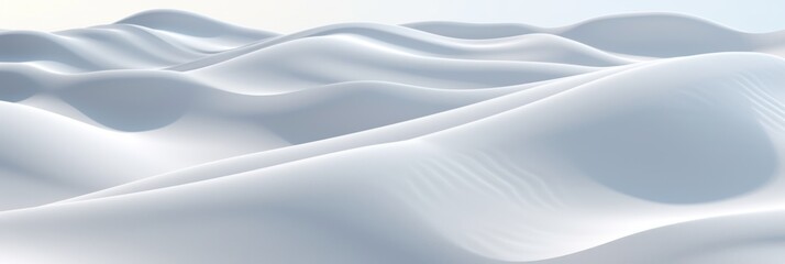 Obraz na płótnie Canvas white wavy lines field landscape