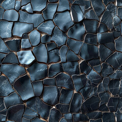Mosaic pattern as a tile for seamless background and for filling surfaces in soft colors, ai generated