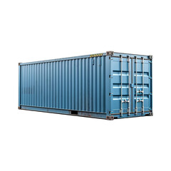 Lonely container isolated on transparent background