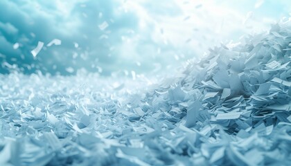 Fototapeta premium Document Management OCR Technology, the power of Optical Character Recognition (OCR) technology in document management with an image depicting the conversion of scanned documents into editable text, 