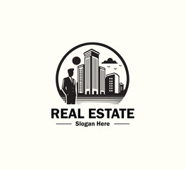 real state, property, home logo