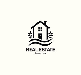 real state, property, home logo