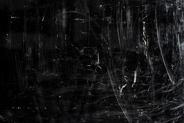 Grunge texture scratches on a black background