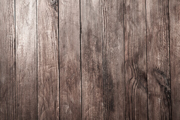 Vintage brown wood background texture with knots and nail holes. Old painted wood wall. Brown...