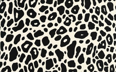 Abstract black and white artwork featuring organic animal motifs, shaped canvas, and mosaic-like patterns. High-resolution, modern, and minimalistic with bold contrast and intricate details
