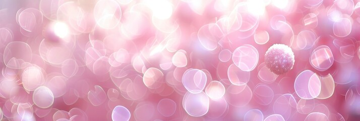 Clean Pastel Pink Bokeh Background