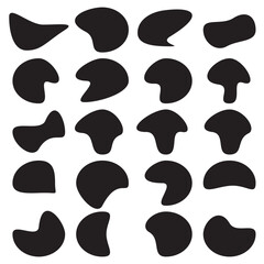 Abstract blob shape vector element