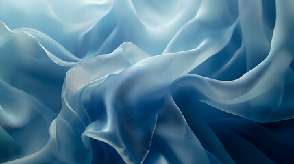 Obraz premium Light blue stylish silk fabric background textured. High-resolution