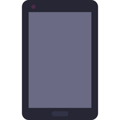 smartphone with blank screen