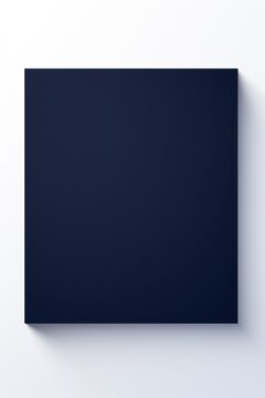Navy Blue square isolated on white background 