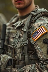 Veterans Day. US soldiers. The U.S. Army. The Armed Forces of the United States of America. A...