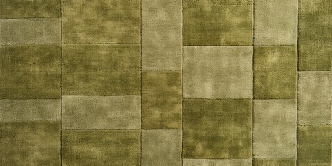 Olive no creases, no wrinkles, square checkered carpet texture, rug texture