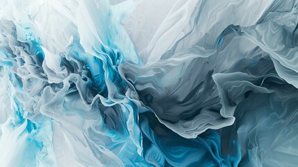 Fototapeta premium Grey Blue White in an Avant-Garde Abstract Color Palette