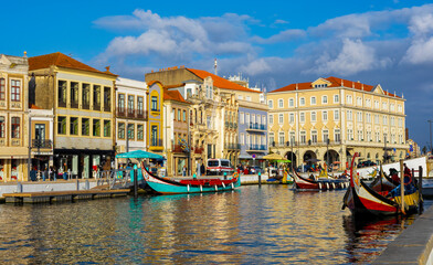 Obraz premium Paisagem citadina em Aveiro 