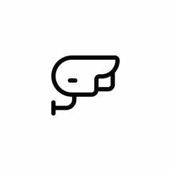 Surveillance Camera Vector Icon Sign Symbol