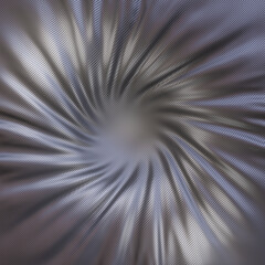 square carbon fibre geometric circular spiral background.