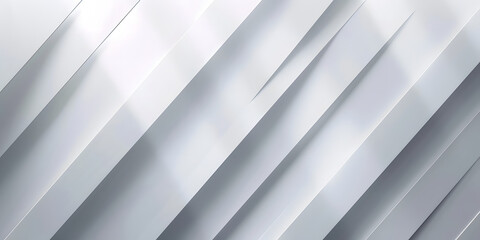 Obraz premium A white and gray diagonal line abstract background featuring a white paper background with slanted lines. The design includes several layered flat lines for a visually appealing effect.