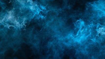 Fototapeta na wymiar Seamless Pattern with Texture of Blue Smoke