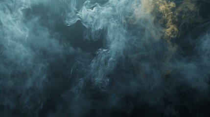 Obraz na płótnie Canvas Ultra High-Quality Smoke on Black Background